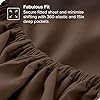 ULTRA SOFT SHEETS: Our proprietary hydro-brushed fabric is ultra-soft, lightweight, and airy to keep you warm in the winter and cool in the summer. Available in a wide range of colors to compliment any bedroom. 3-PIECE TWIN XL SIZE BED SHEET SET: 1 Twin XL Flat Sheet (66" x 100"), 1 Standard Pillowcase (20" x 30"), 1 Twin XL Fitted Sheet with all-around elastic (not just in the corners) (39" x 80" x 15" Pocket). Extra deep pockets grip and fit mattresses up to 15". ALL-AROUND ELASTIC: The fitted sheet has elastic all-around to grip and fit the mattress better and to keep it in place all night long. EXCEPTIONAL QUALITY: The finest quality microfiber yarn is hydro-brushed for an unbelievable soft feel without harmful materials and made to last. THE BARE PROMISE: If you don’t love your twin xl sheet set for any reason, send it back and we’ll make it right.