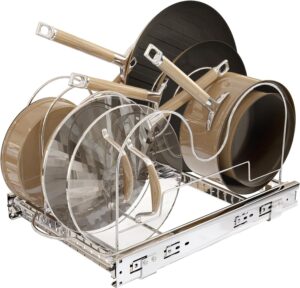 Pots and Pans Organizer Under Cabinet