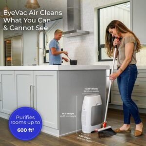 Home Air 2-in-1 HEPA Air Purifier & Touchless Vacuum Automatic Dustpan - Ultra Fast & Powerful